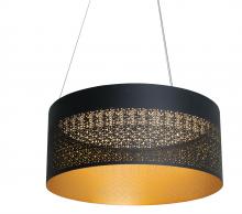  ASHP2032L30D1BK - Ash 20" LED Pendant