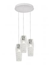  CNDP05MBCLRND3 - Candice 3 Light Round Pendant