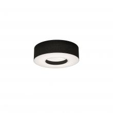  MCF1214MB-BK - Montclair 12'' Med Base Flush Mount - BK w/ BK