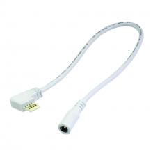  NAL-807W - 12"  Side Power Line Cable for Lightbar Silk, Right, White