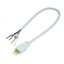  NAL-810/12W - 12"  Power Line Cable Open Wire for Lightbar Silk,  White