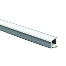 NATL-CIP25A - 4-ft Deep Channel with Wings, Aluminum (Plastic Diffuser, End Caps & NUTP13 3M Adhesive Mounting