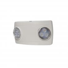  NE-612LEDW - Compact Dual Head LED Emergency Light, 120/277V, White