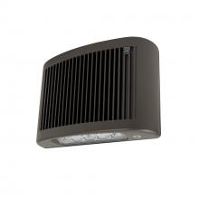  NE-902LEDBZ - Outdoor Slim Die-Cast LED Emergency Light w/ Photosensor, 18W/5W, 1600lm/600lm, 120/277V, Bronze