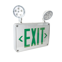  NEX-720-LED/G - LED Self-Diagnostic Wet Location Exit & Emergency Sign w/ Battery Backup & Remote Capability, White