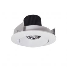  NIO-4RC35QMPW - 4" Iolite LED Round Adjustable Cone Reflector, 10-Degree Optic, 800lm / 12W, 3500K, Matte Powder