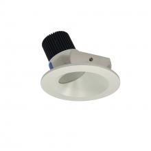  NIO-4RWCDXMPW - 4" Iolite LED Round Wall Wash, 800lm / 14W, Comfort Dim, Matte Powder White Reflector / Matte