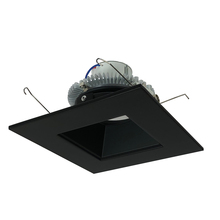  NLCBC2-65640BB/10 - 6" Cobalt Click LED Retrofit, Square Reflector, 1000lm / 12W, 4000K, Black Reflector / Black