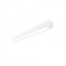 NLUD-2334W/OS - 2' L-Line LED Indirect/Direct Linear, 3710lm / Selectable CCT, White Finish, with Motion Sensor
