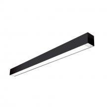  NLUD-4334B/OS - 4' L-Line LED Indirect/Direct Linear, 6152lm / Selectable CCT, Black Finish, with Motion Sensor