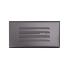  NSI-601BZ - LED Step Light w/ Louver Face, 2W 120V, Bronze