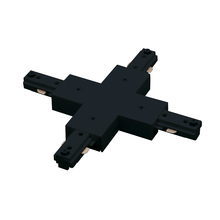  NT-315B - X Connector, 1 Circuit Track, Black