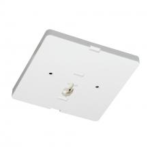  NT-337W - Monopoint Canopy Feed for Low Voltage Track Head, White