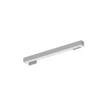  NWLIN-21035A/L4-R2 - 2' L-Line LED Wall Mount Linear, 2100lm / 3500K, 4"x4" Left Plate & 2"x4" Right