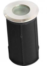  IGL-1W-30K - STAINLESS STEEL IN-GROUND LIGHT, 12V DC/AC, 1W COB,100 LM, 45Â°, IP67, ETL, PC SLEEVE, 3000K