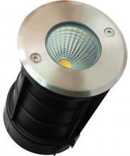  IGL-7W-30K - STAINLESS STEEL IN-GROUND LIGHT, 12V DC/AC, 3W COB, 620 LM, 90Â°, IP67, ETL, PC SLEEVE, 3000K