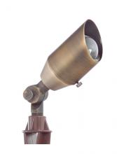  LFLD-5W-30K-BZ - SOLID BRASS LANDSCAPE UPLIGHT 5W, 12V AC/DC, IP65, 300LM, 3000K, 90Â°~10Â° ADJ, ANTIQUE BRONZE