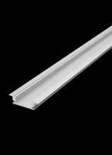  ULR-CH-REC-SHALLOW - SHALLOW RECESSED MOUNT CHANNEL, 47" FOR LED RIBBON, 1.20" WIDE, 0.40" DEEP