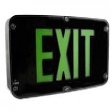  XTN4X-2GB - NEMA 4X RATED LED EXIT SIGN, DOUBLE FACE, GREEN BLACK
