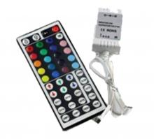  LEDR-CTRL-44K - RGB Controller, 44K Remote 30FT, 12V-72W Max, 24V-144W Max ..