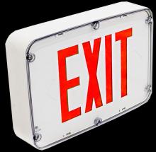 XTN4X-1RW - NEMA 4X RATED LED EXIT SIGN, SINGLE FACE, RED WHITE