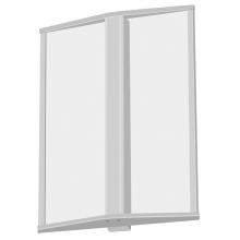  CWS-12-MCTP - 12in COMMERCIAL WALL SCONCE CLEAR PANEL SELECT 10/15/20W 30/35/40K 110-277V 0-10V