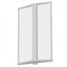  CWS-18-MCTP - 18in COMMERCIAL WALL SCONCE CLEAR PANEL SELECT 10/15/20W 30/35/40K 110-277V 0-10V