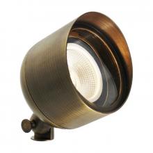  LD-001-BZ - DIRECTIONAL LIGHT, 12V/50W MAX, SOLID BRASS, PAR36, ANTIQUE BRONZE, W/ 3FT. CABLE & N/M SPIKE