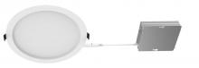  RSLC8-BF-40K - 120/277V 8in BAFFLE ROUND SLIM PANEL LIGHT, 1900LM 40K, 90 CRI, 0-10V, UL ES JA8