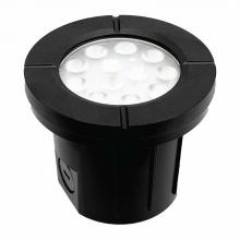  WLL-105-30K-BK - INTEGRATED LED WELL LIGHT FLAT 12-24V AC/DC 6W 30K - BLACK