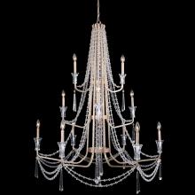  270C12TR - Barcelona 12-Lt 3-Tier Crystal Chandelier - Transcend Silver