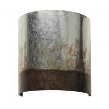  323W01OG - Cannery 1-Lt Sconce - Ombre Galvanized