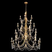  350C28FG - Brentwood 28-Lt 4-Tier Chandelier - French Gold