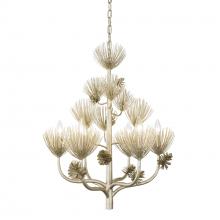  365C06ZG - Pinion 6-Lt Chandelier - Zen Gold