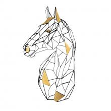  425WA81 - Geometric Animal Kingdom Horse Wall Art