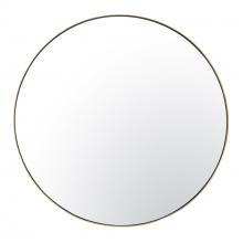 458MI40GO - Tablet 40-in Round Wall Mirror - Gold