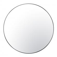  458MI50BL - Tablet 50-in Round Wall Mirror - Black