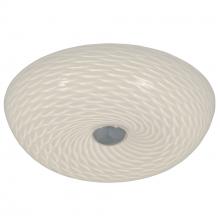  AC1581 - Swirled 2-Lt Small Flush Mount - French Feather