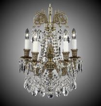  CH2051-A-01G-PI - 5 Light Finisterra with draping Chandelier