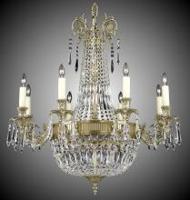  CH2142-P-01G-PI - 8+ 8 Light Finisterra Chandelier