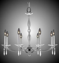  CH5326-SP-32G-36G-ST - 8 Light Kensington Chandelier