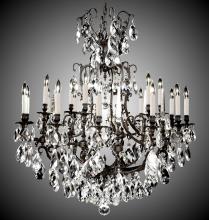  CH7036-ALN-21S-PI - 12+6 Light Parisian Chandelier