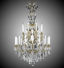  CH7336-ALN-21S-PI - 8+16 Light Parisian Chandelier