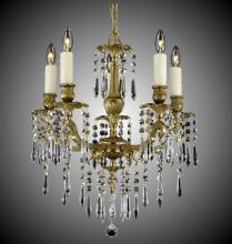  CH7813-U-01G-PI - 5 Light Parisian Spire Chandelier