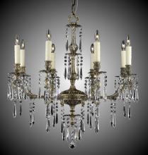  CH7815-U-01G-PI - 8 Light Parisian Spire Chandelier