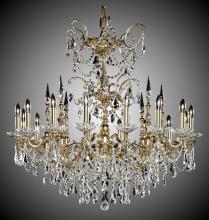  CH9383-A-01G-PI - 16 Light Venetian Chandelier