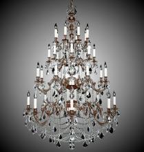  CH9583-ALN-21S-PI - 32 Light Rosetta Chandelier