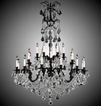  CH9868-A-01G-PI - 8+24 Light Sterling Chandelier