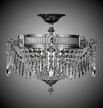  FM8011-P-01G - 3 Light Valencia Flush Mount