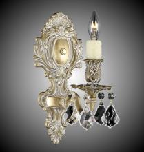  WS9421-A-01G-PI - 1 Light Fleur-De-Lis Small Wall Sconce